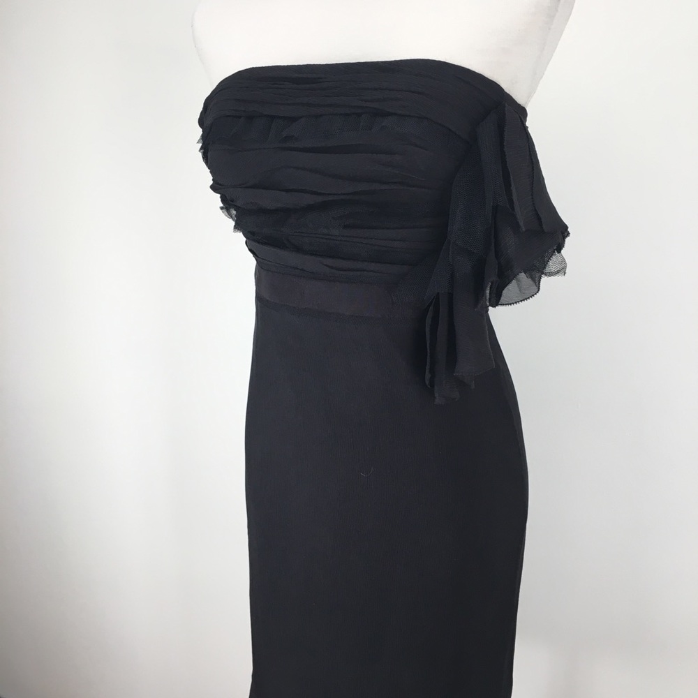 Ann Taylor Strapless Chiffon Dress NWT!